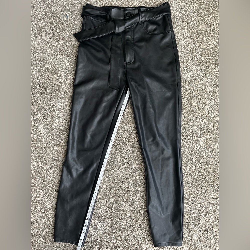 Abercrombie & Fitch Faux Leather pants in Size M in gently worn